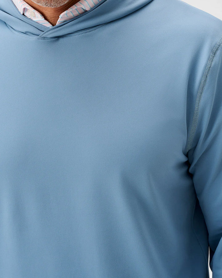 Johnnie-O Motion Performance Hoodie: Carbon Fiber
