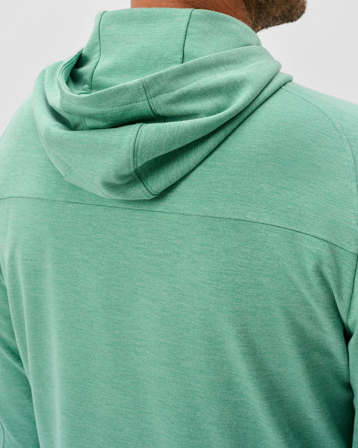 Johnnie-O Remmy Midweight Performance Hoodie: Cilantro