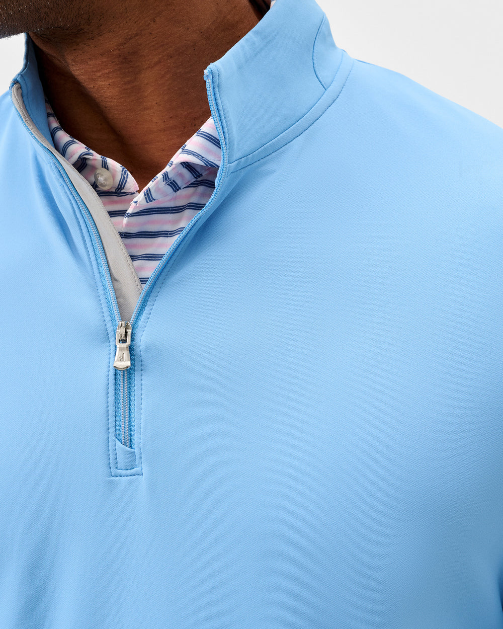 Johnnie-O Motion Performance 1/4 Zip Pullover: Maliblu