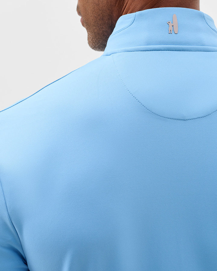 Johnnie-O Motion Performance 1/4 Zip Pullover: Maliblu