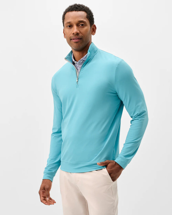 Johnnie-O Motion Performance 1/4 Zip Pullover: Tropical