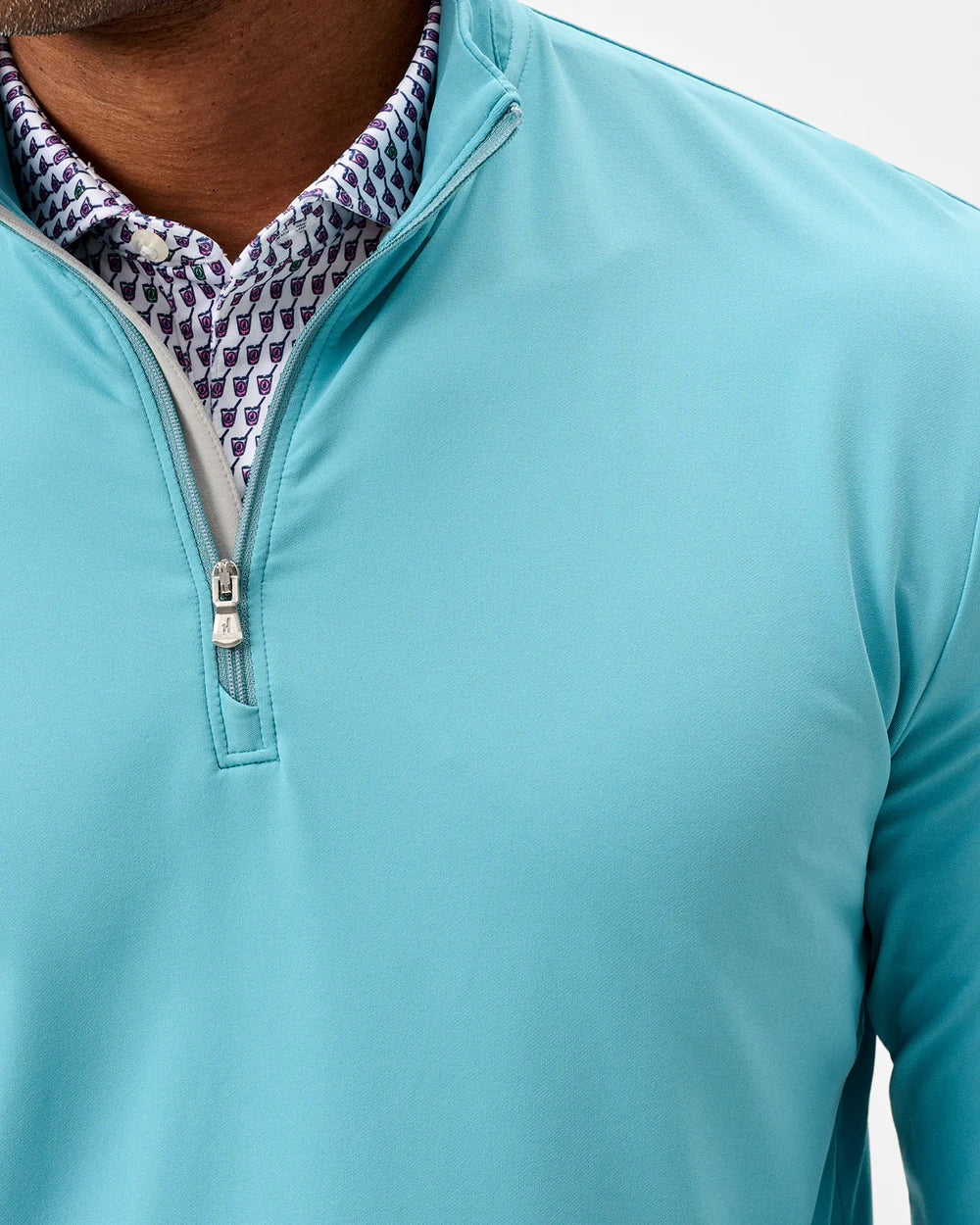 Johnnie-O Motion Performance 1/4 Zip Pullover: Tropical