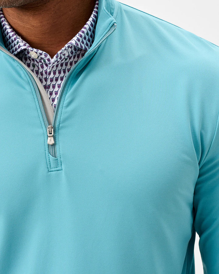 Johnnie-O Motion Performance 1/4 Zip Pullover: Tropical