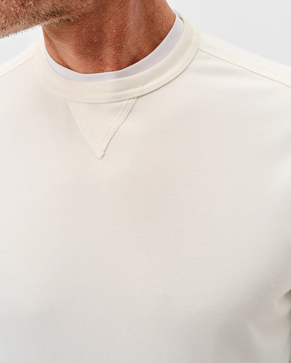 Johnnie-O Willard Drirelease® Crewneck Sweatshirt: Sand Dollar