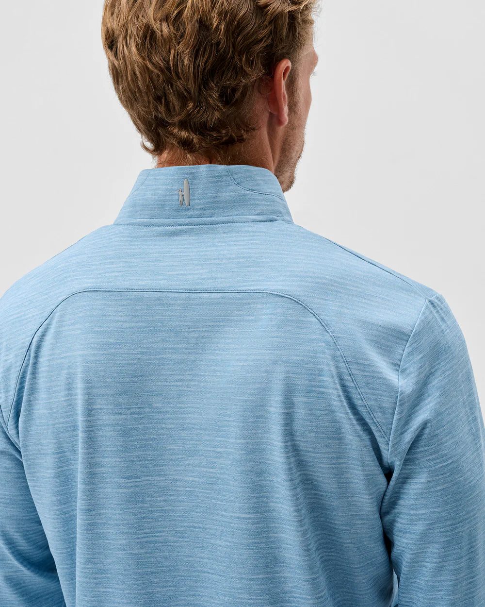 Johnnie-O Kanan Performance 1/4 Zip Pullover: Carbon Fiber