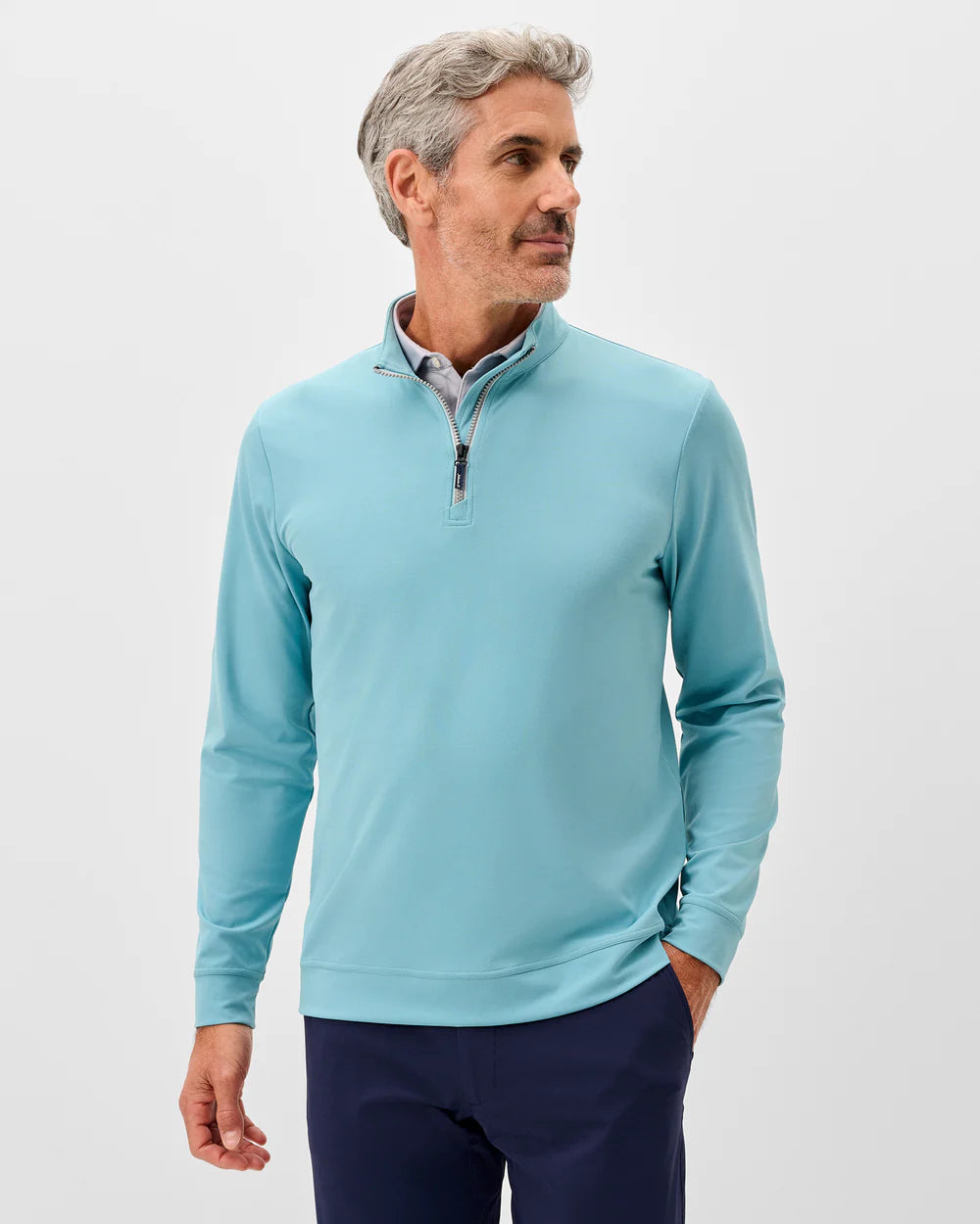 Johnnie-O Weston Performance 1/4 Zip Pullover: Tropical