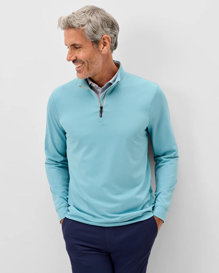 Johnnie-O Weston Performance 1/4 Zip Pullover: Tropical