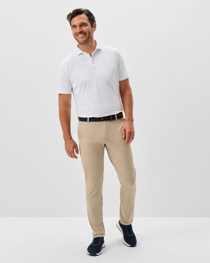 Johnnie-O Fusion Pull-On Performance Pant: Khaki