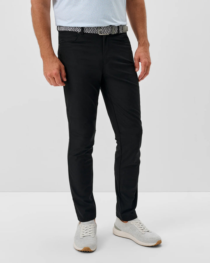 Johnnie-O Cross Country Flex Pants: Black