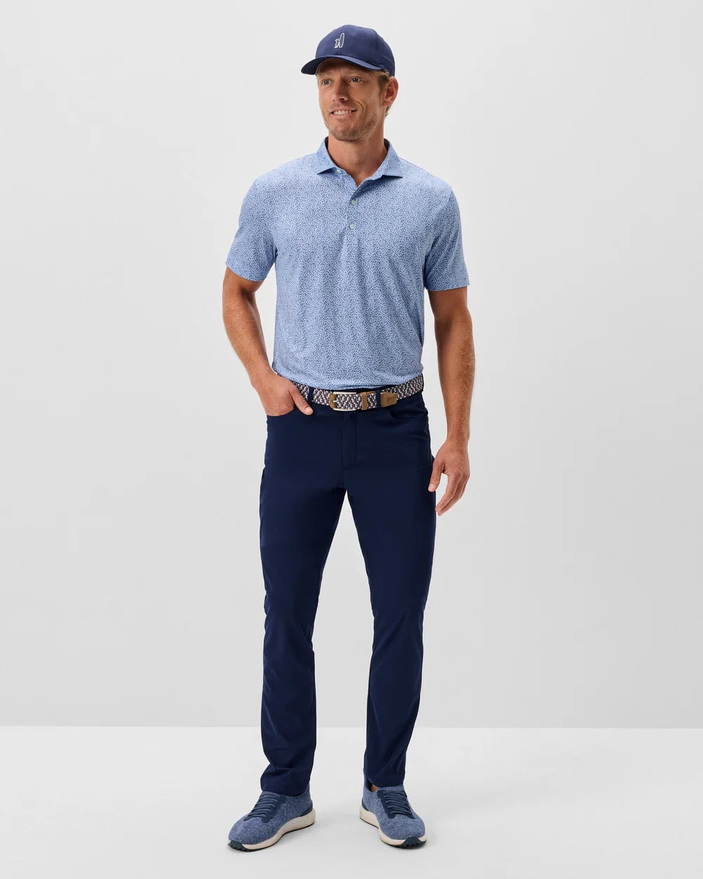 Johnnie-O Cross Country Flex Pants: Navy