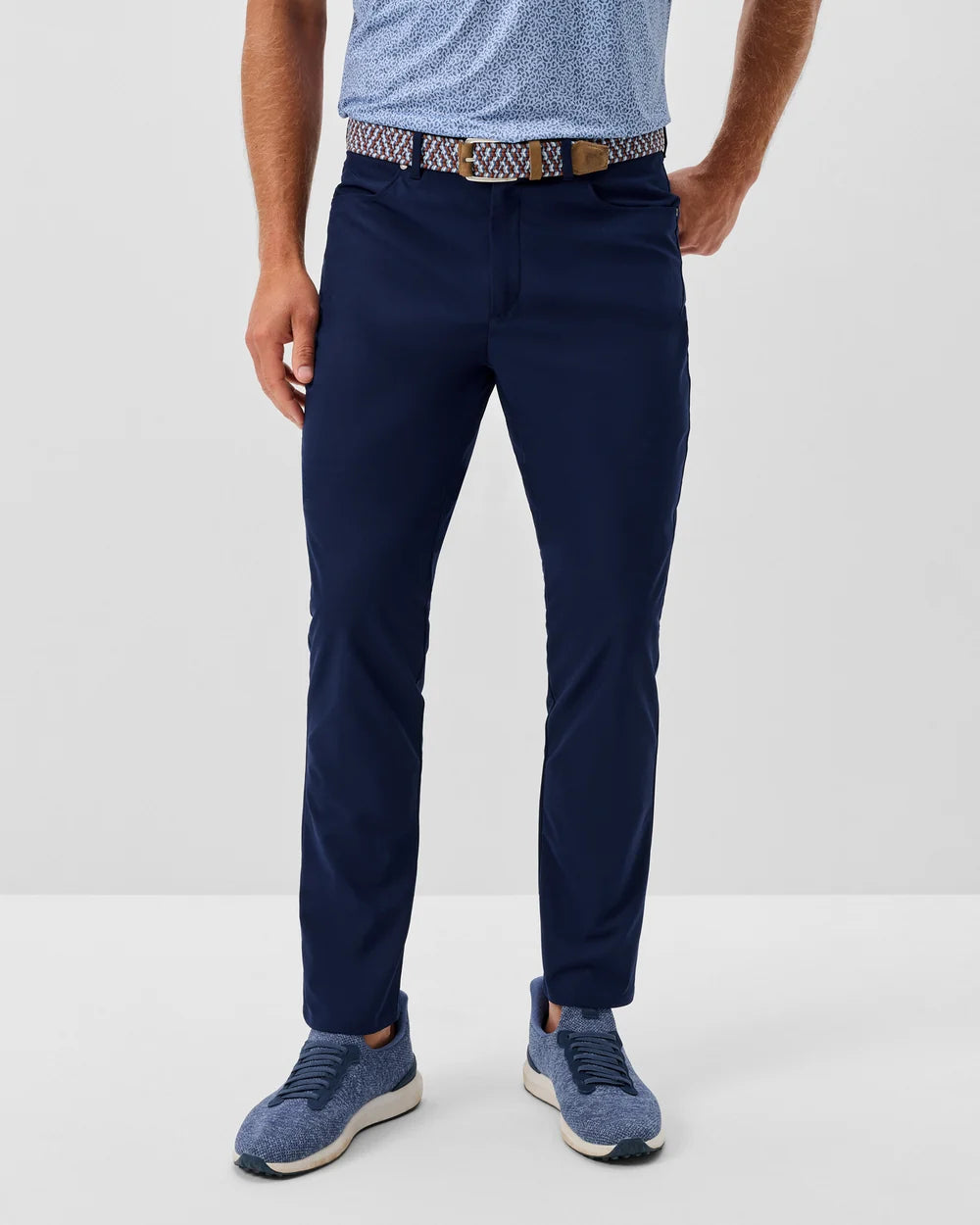 Johnnie-O Cross Country Flex Pants: Navy