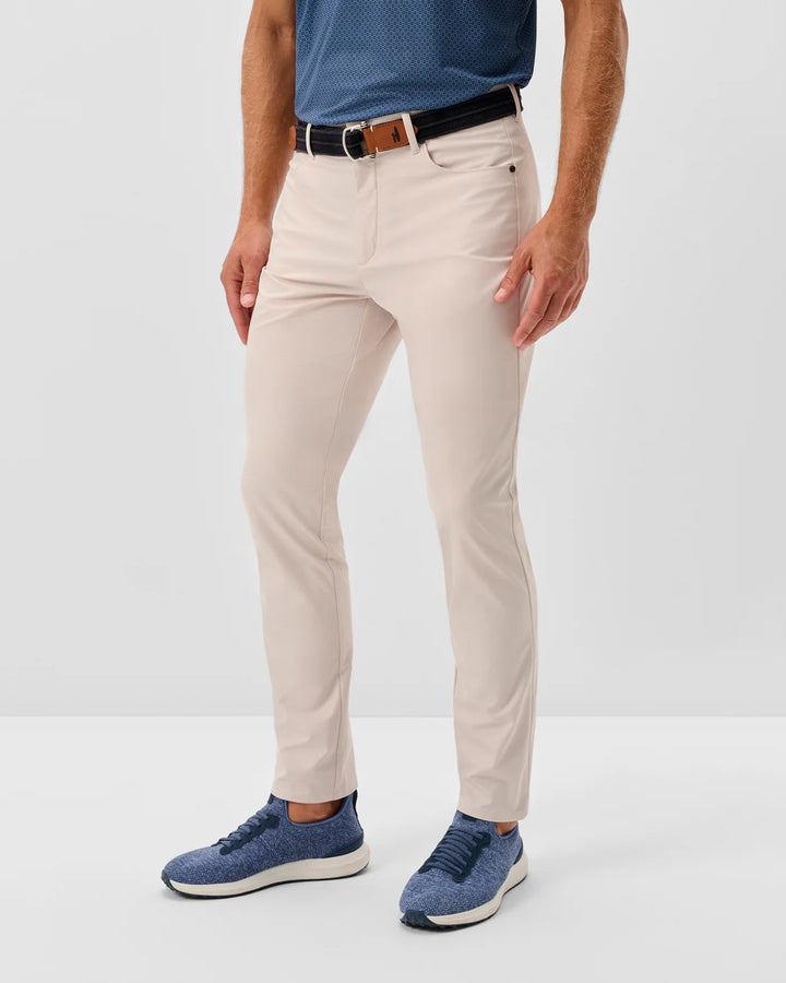 Johnnie-O Cross Country Flex Pants: Stone