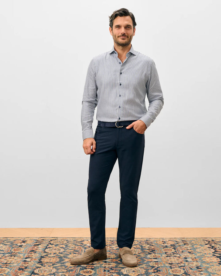 Johnnie-O Gallegos Top Shelf 5-Pocket Pant: Navy