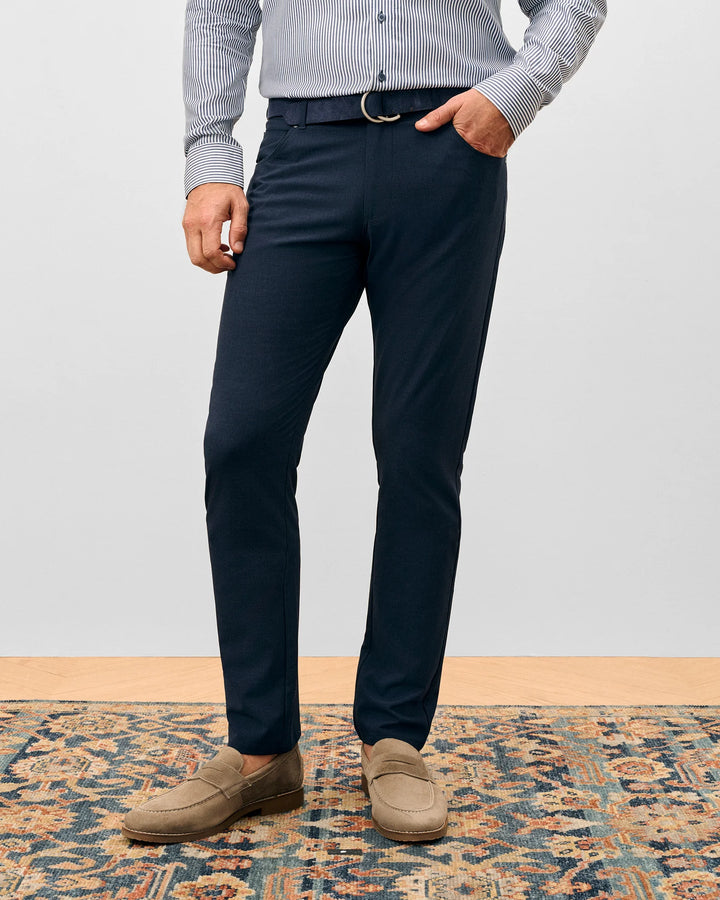 Johnnie-O Gallegos Top Shelf 5-Pocket Pant: Navy
