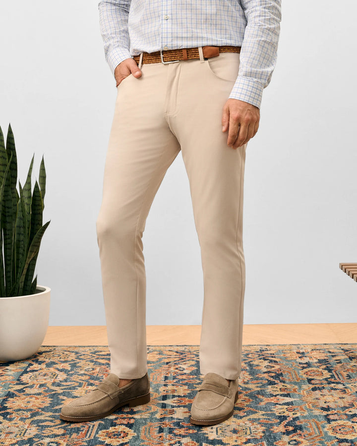 Johnnie-O Gallegos Top Shelf 5-Pocket Pant: Stone