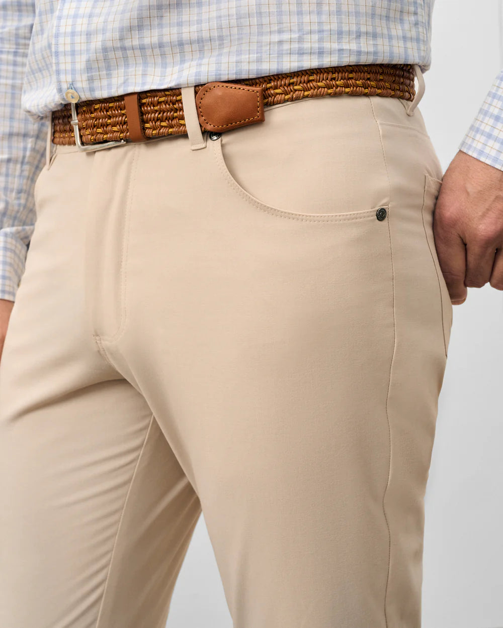 Johnnie-O Gallegos Top Shelf 5-Pocket Pant: Stone