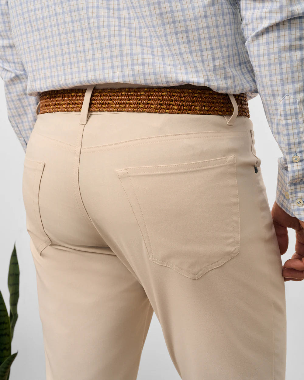 Johnnie-O Gallegos Top Shelf 5-Pocket Pant: Stone