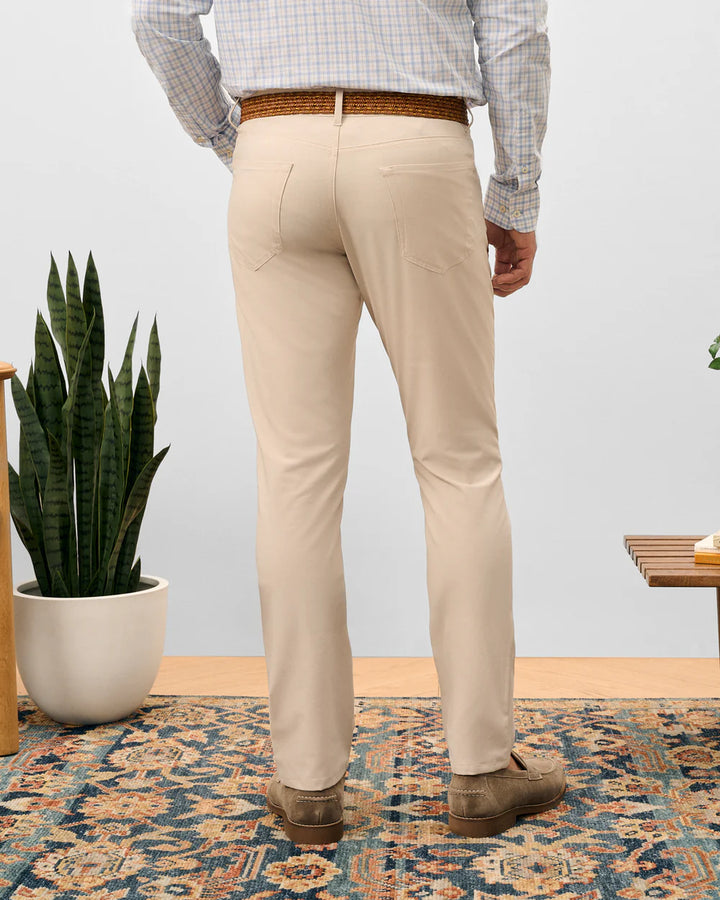 Johnnie-O Gallegos Top Shelf 5-Pocket Pant: Stone