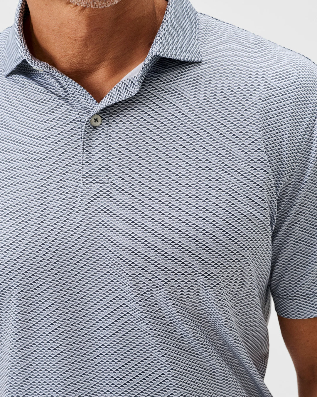 Johnnie-O Perfomance Jersey Polo Rud: Heather Black