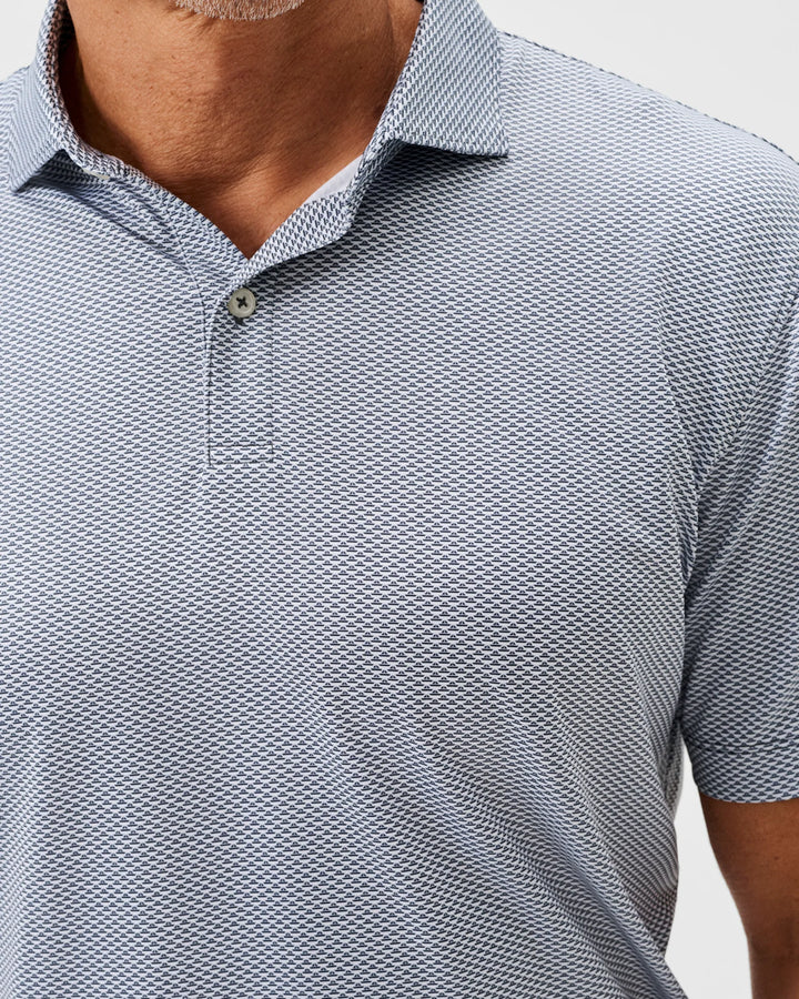Johnnie-O Perfomance Jersey Polo Rud: Heather Black