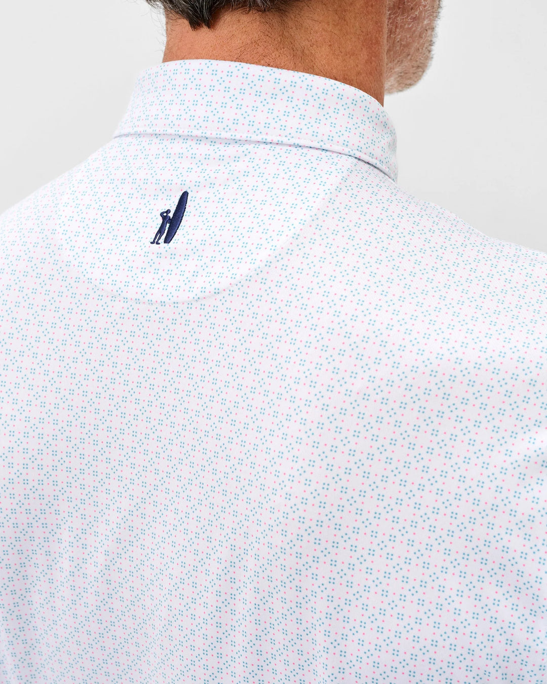 Johnnie-O Performance Jersey Polo - Torres: White