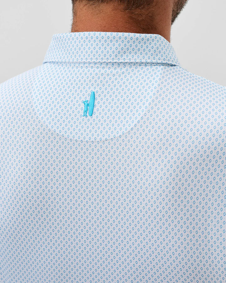 Johnnie-O Performance Jersey Polo - Connors: White
