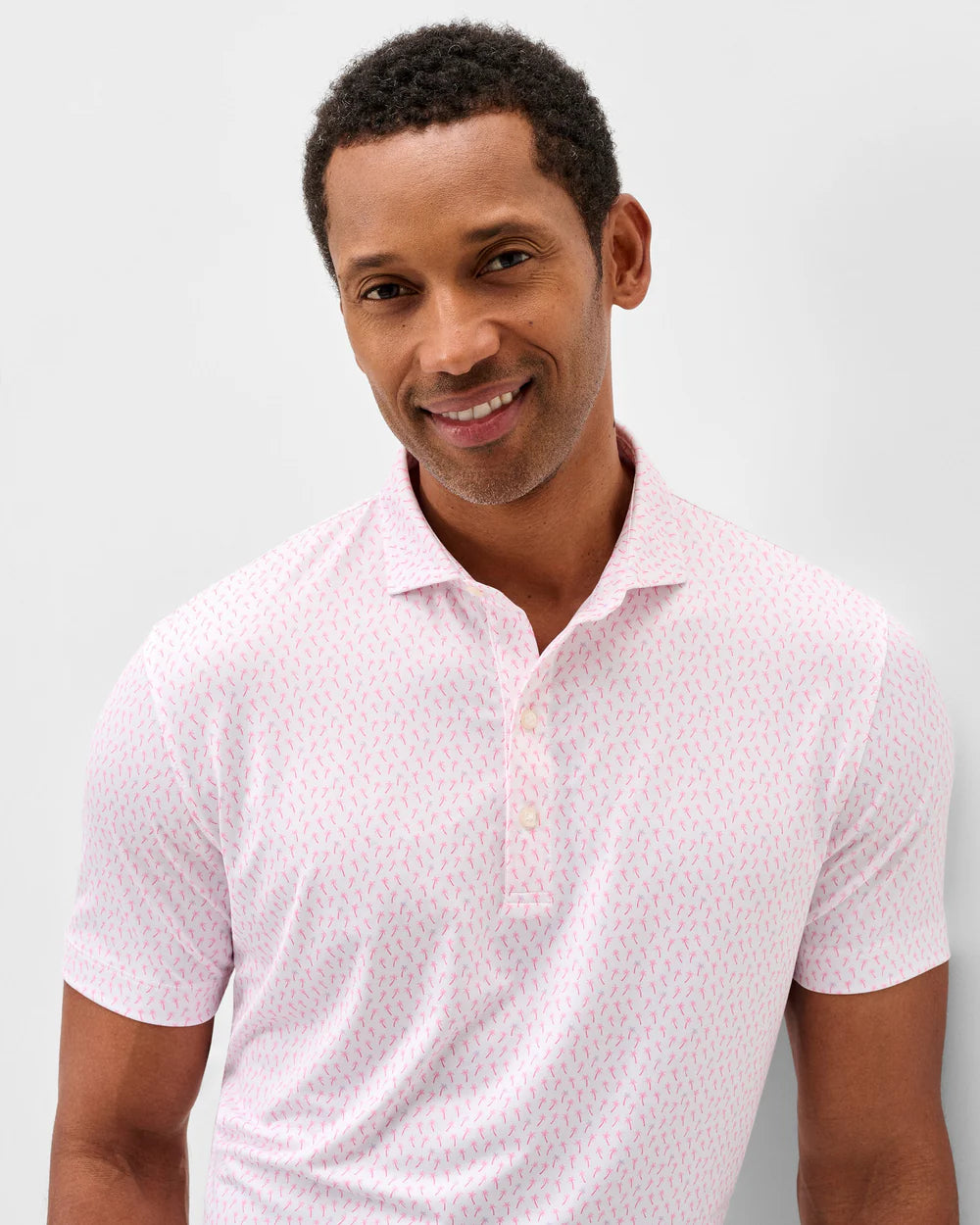 Johnnie-O Performance Jersey Polo - Marina: Punch