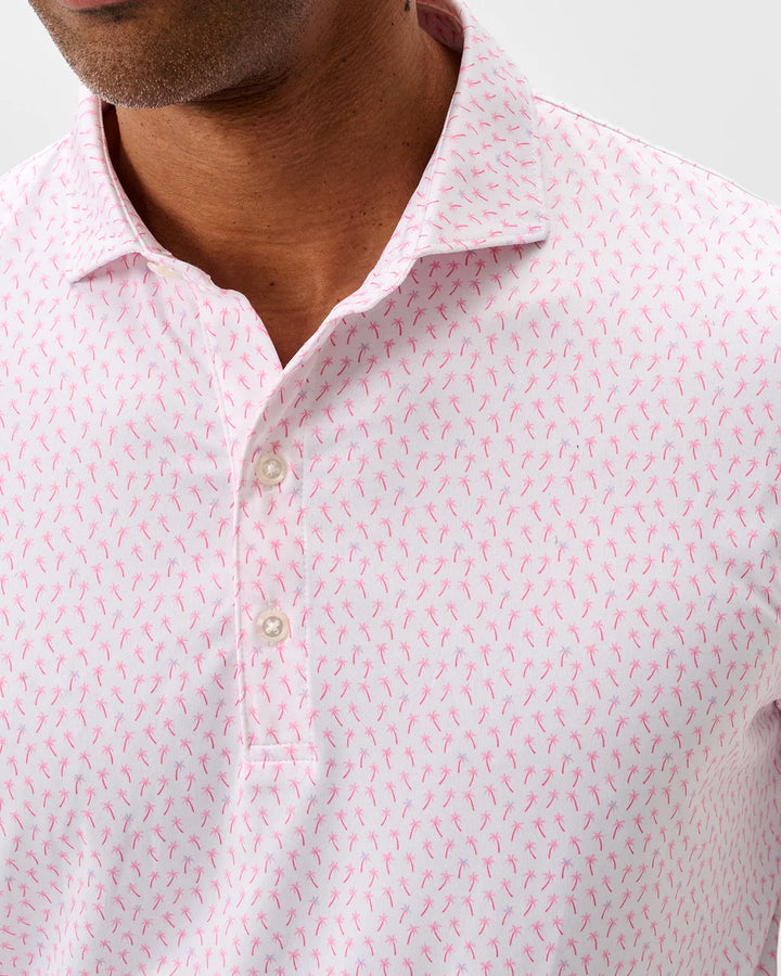 Johnnie-O Performance Jersey Polo - Marina: Punch