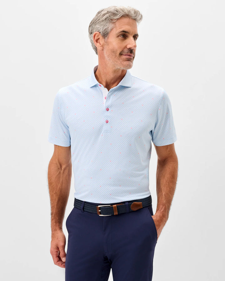 Johnnie-O Performance Mesh Polo - Parson: Maliblu