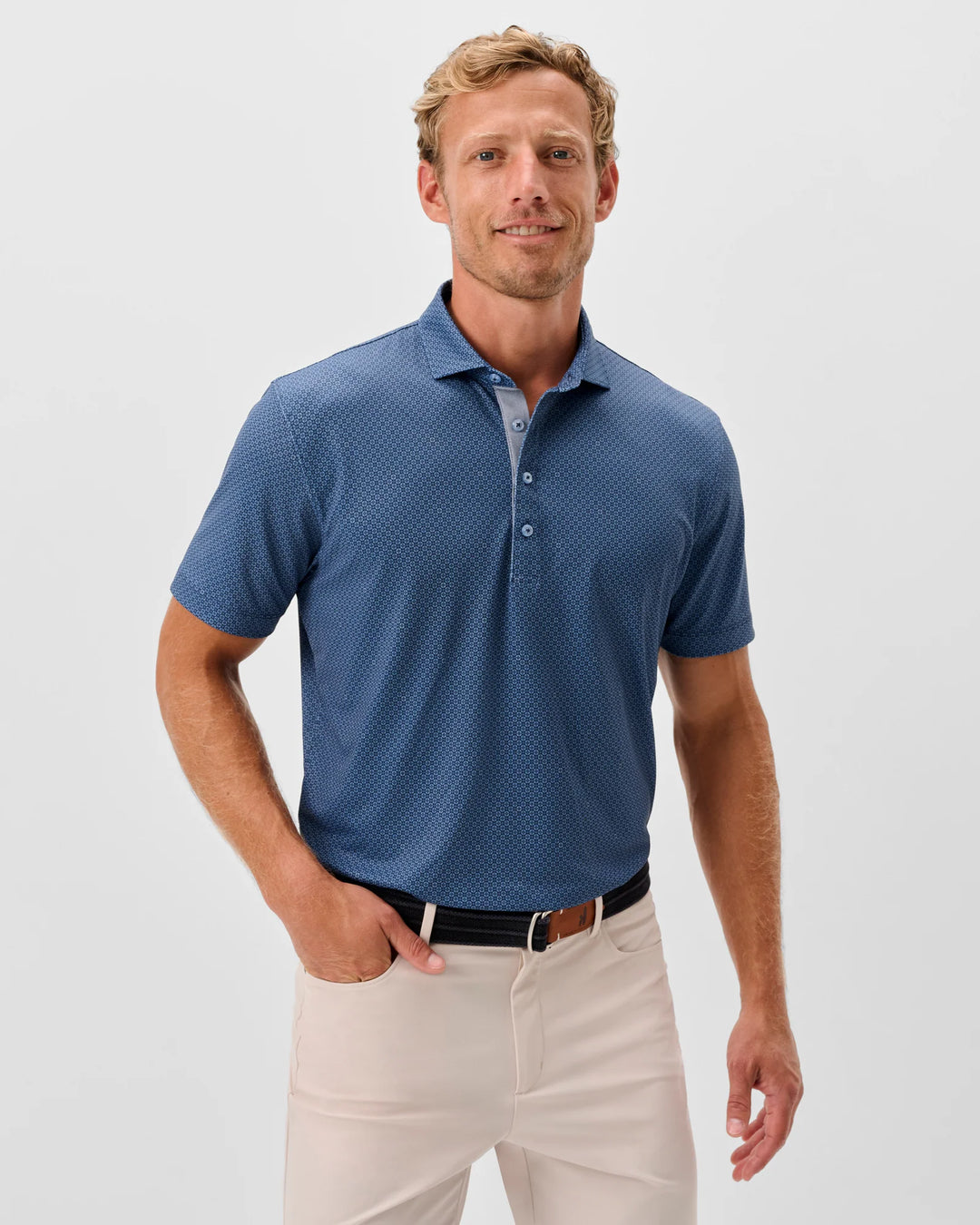 Johnnie-O Performance Mesh Polo - Parson: Navy
