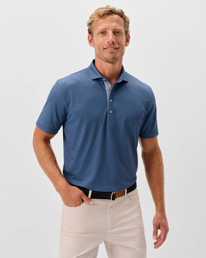 Johnnie-O Performance Mesh Polo - Parson: Navy