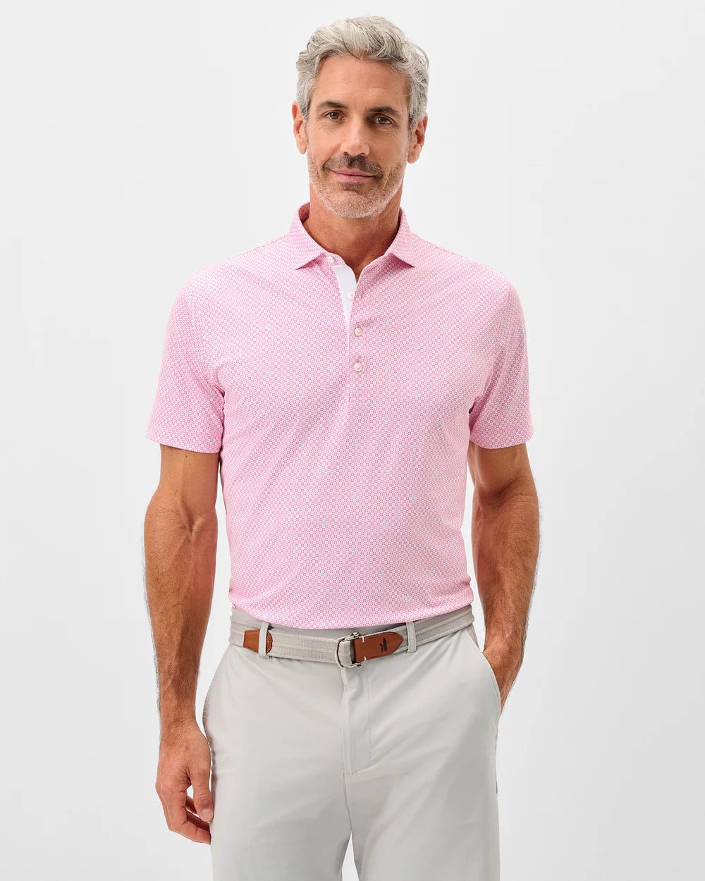 Johnnie-O Performance Mesh Polo - Parson: Punch