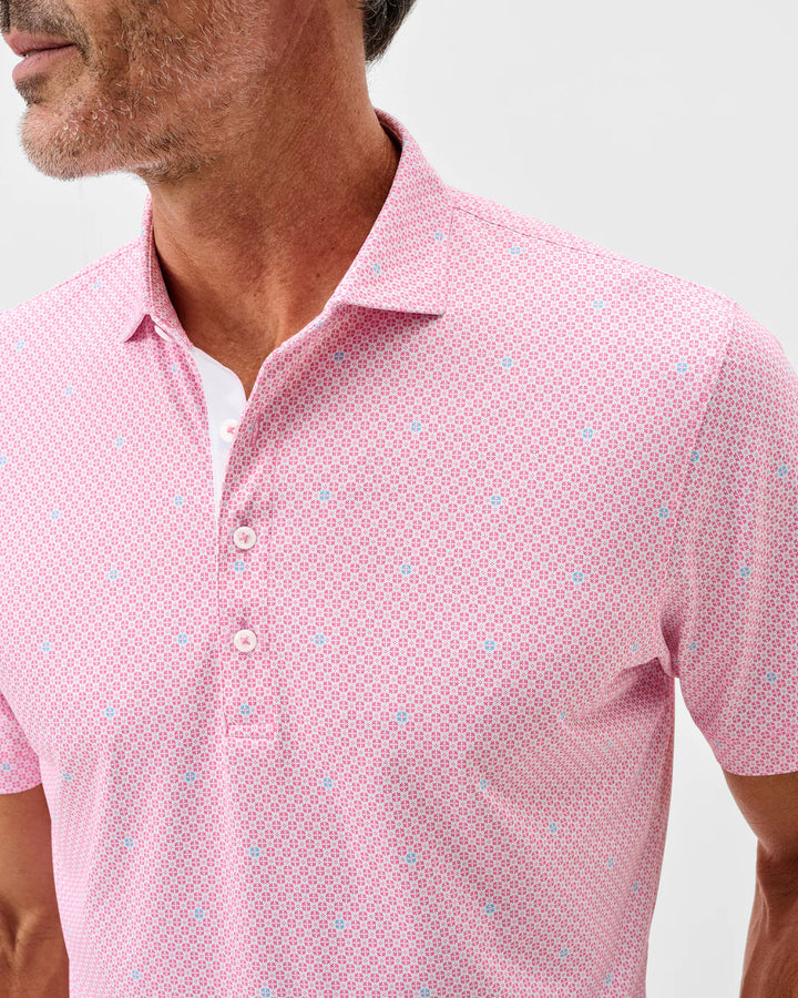 Johnnie-O Performance Mesh Polo - Parson: Punch