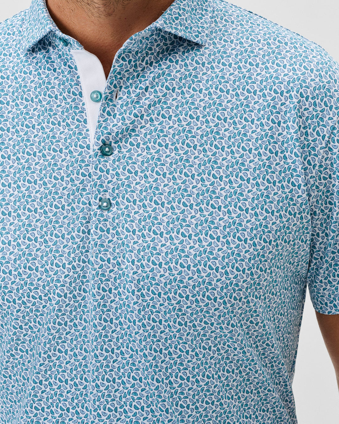 Johnnie-O Performance Mesh Polo - Peelin Good: Tropical