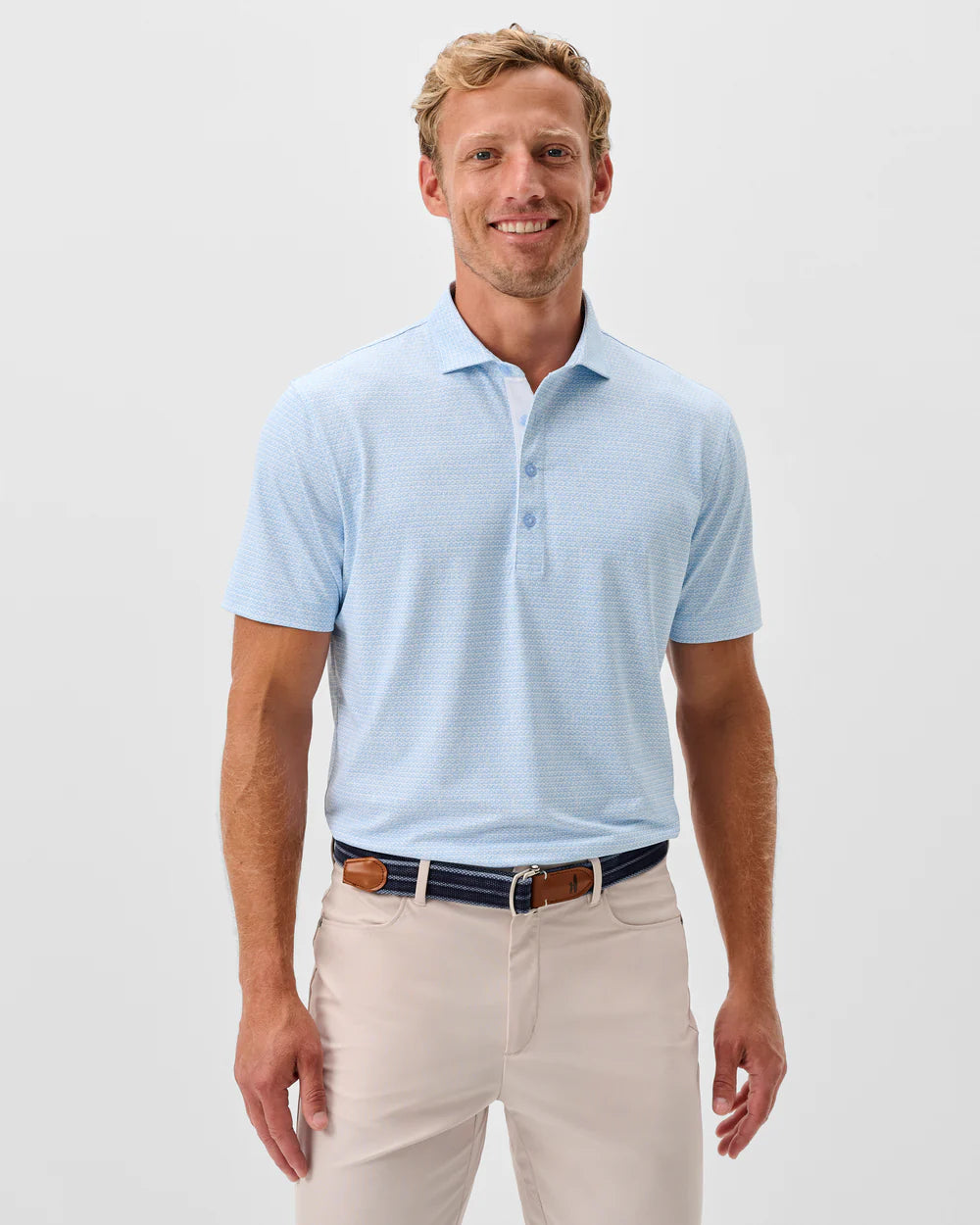 Johnnie-O Performance Mesh Polo - Waverunner: Kona