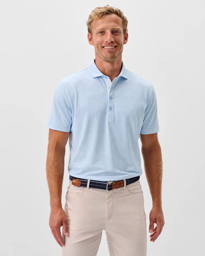 Johnnie-O Performance Mesh Polo - Waverunner: Kona