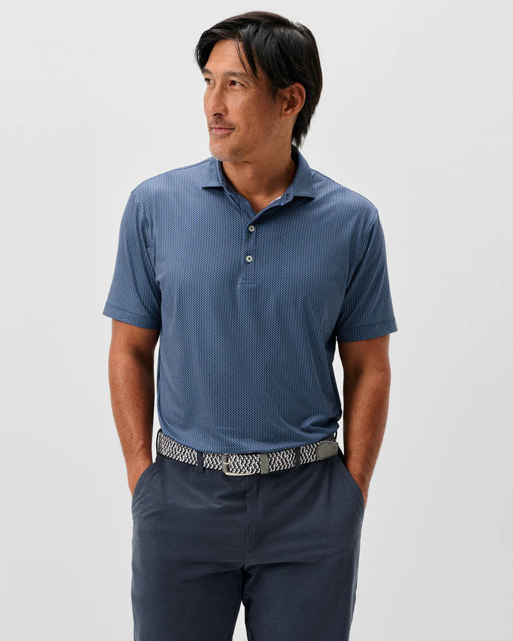 Johnnie-O Featherweight Performance Polo - Tee Party: Navy