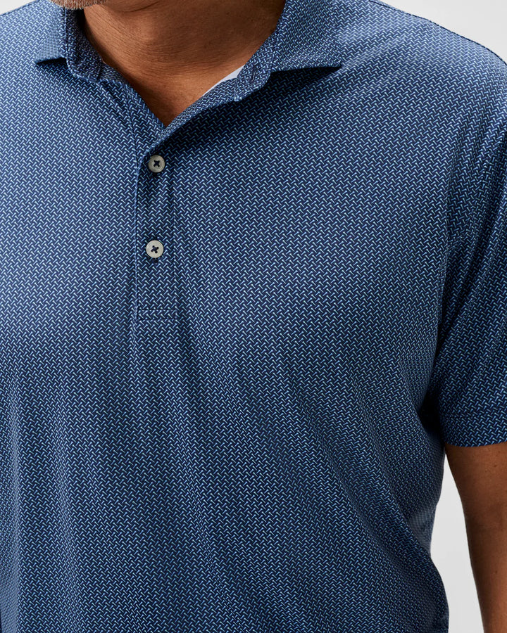 Johnnie-O Featherweight Performance Polo - Tee Party: Navy