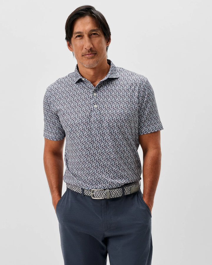 Johnnie-O Performance Jersey Polo - Toco: Black
