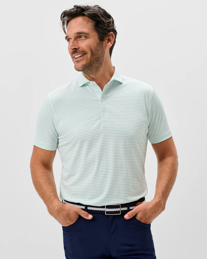 Johnnie-O Performance Jersey Polo - Michael: Cilantro