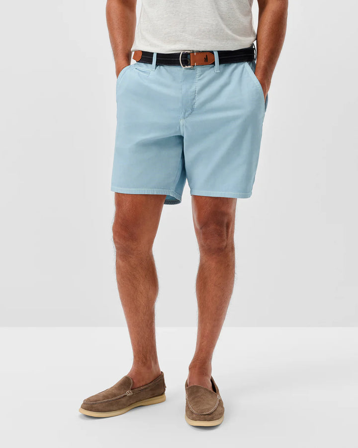 Johnnie-O Nassau 7" Cotton Blend Shorts: Kona