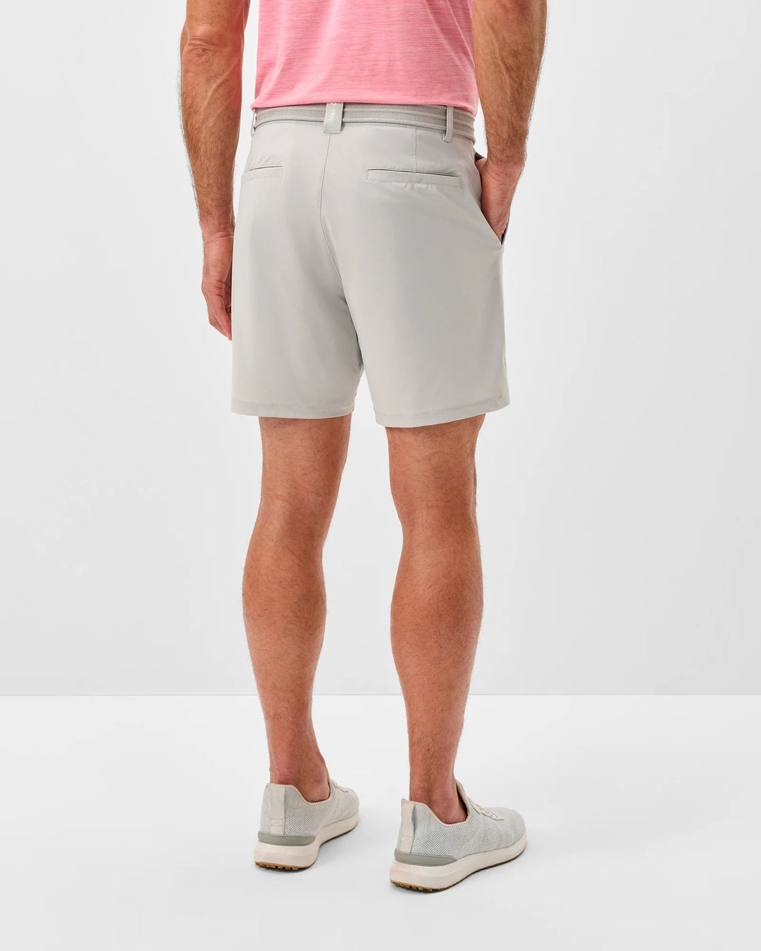 Johnnie-O Fusionn Knit Performance Pull-On Short 9": Quarry