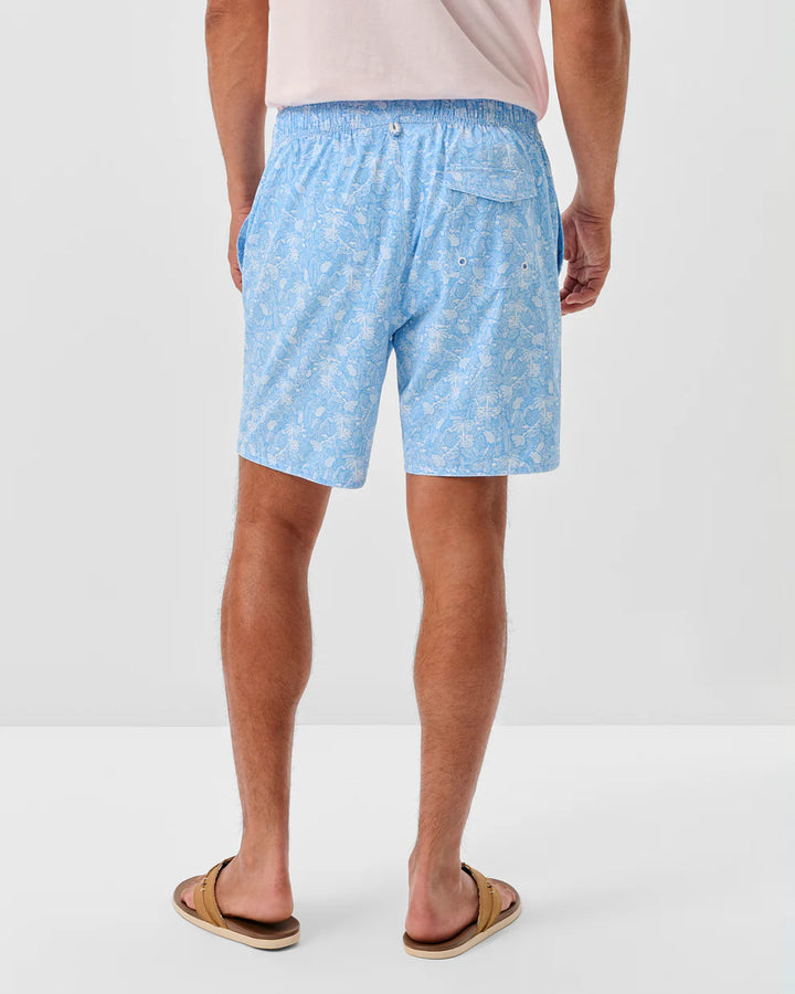 Johnnie-O Half Elastic 7" Swim Trunks - Swingin