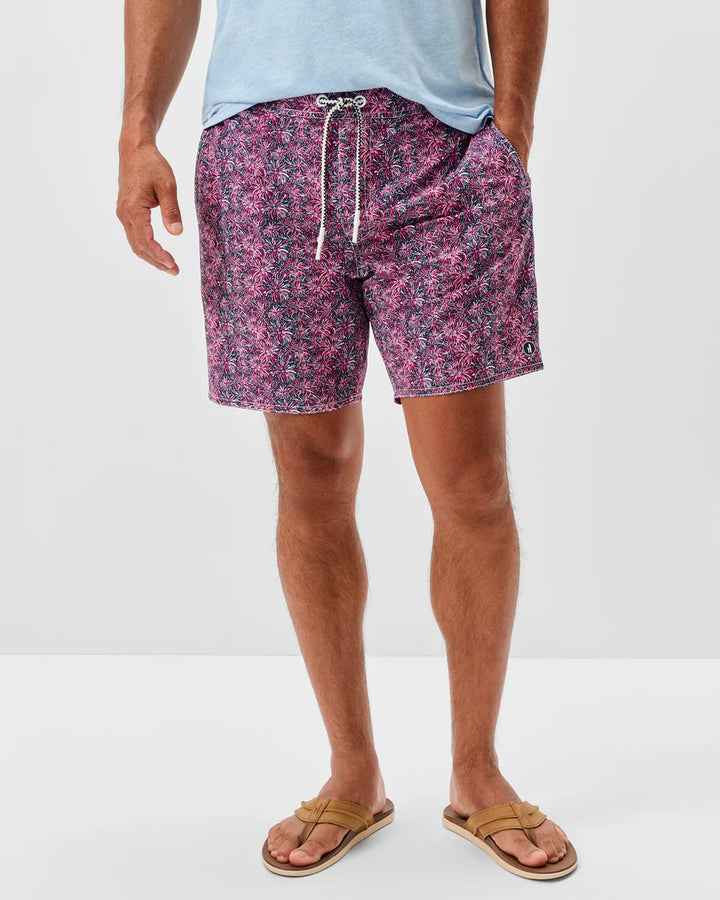 Johnnie-O Half Elastic 7" Swim Trunks - Star Spangled