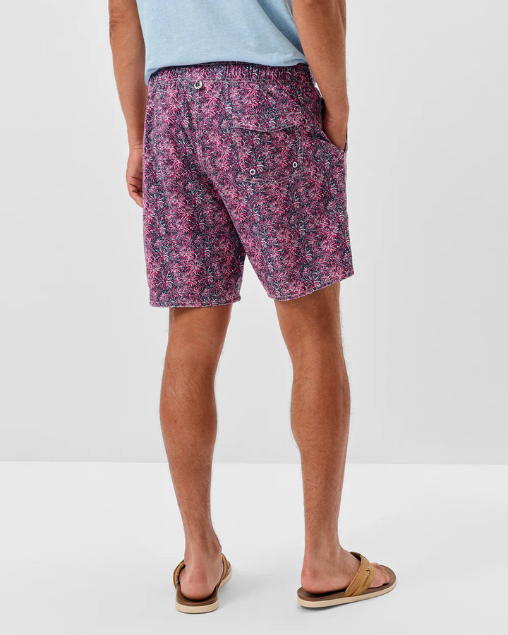 Johnnie-O Half Elastic 7" Swim Trunks - Star Spangled