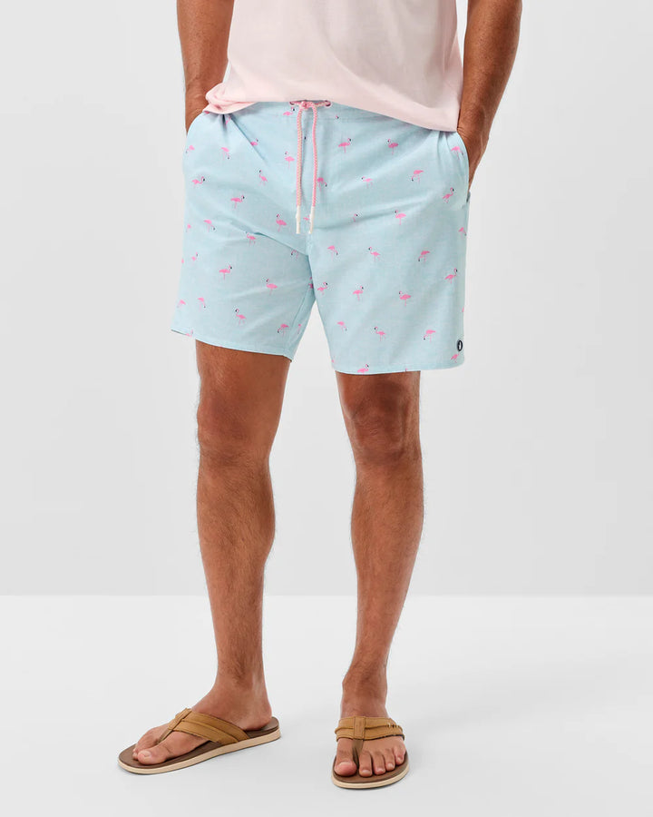 Johnnie-O Half Elastic 7" Swim Trunks - Caladesi