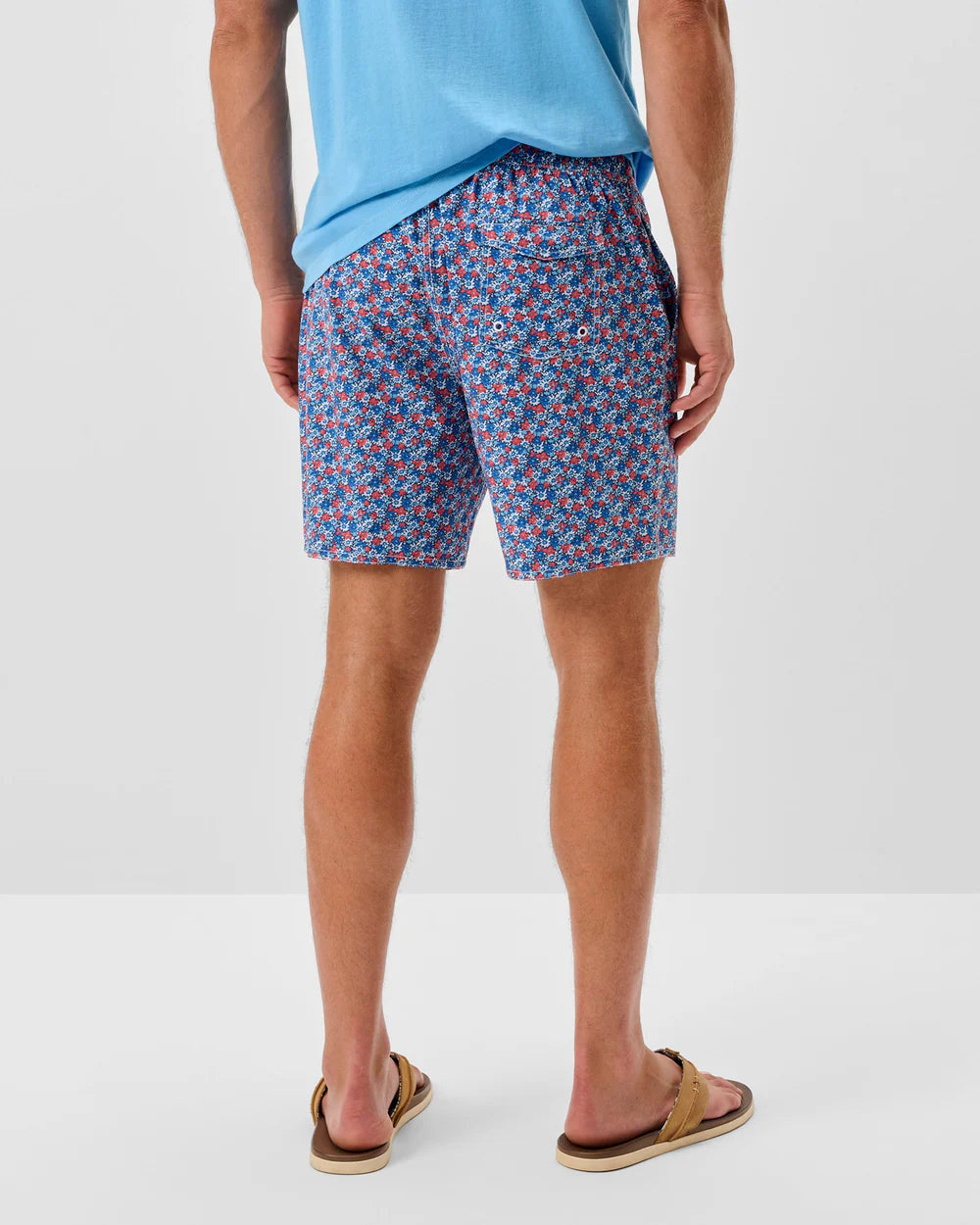 Johnnie-O Half Elastic 7" Swim Trunks - Freesia