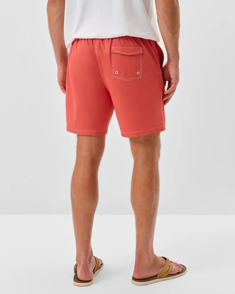 Johnnie-O Half Elastic 7" Swim Trunks - Arcata: Mars