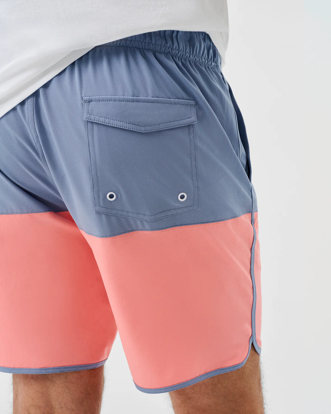 Johnnie-O Half Elastic 7" Swim Trunks - Tully: Noreaster