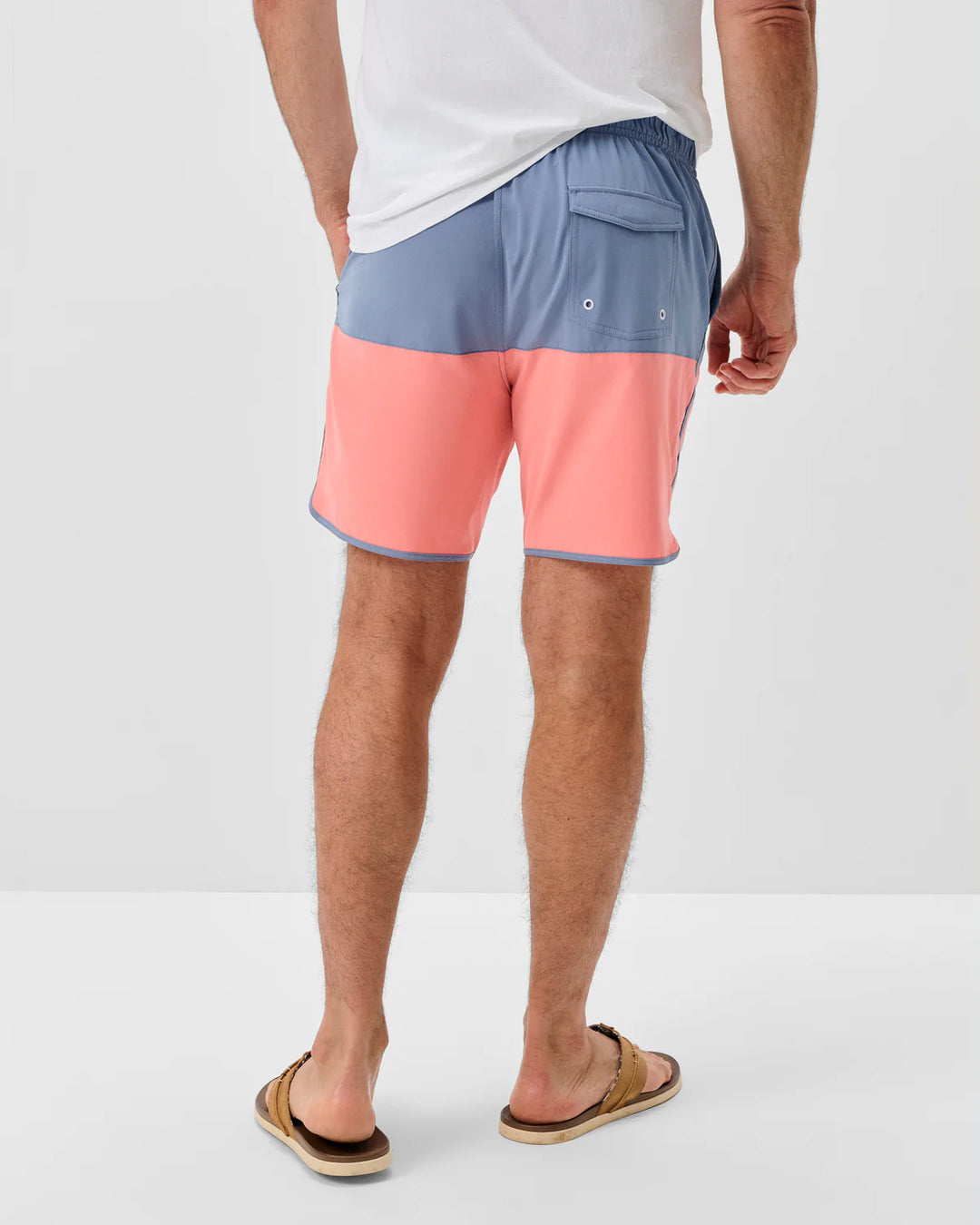 Johnnie-O Half Elastic 7" Swim Trunks - Tully: Noreaster
